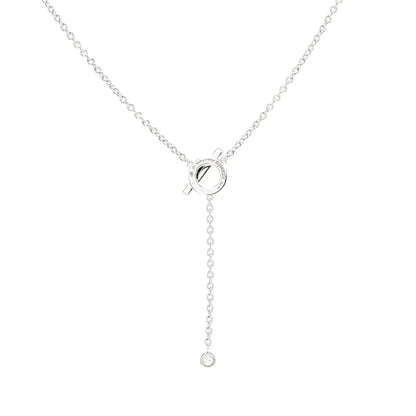 ¡®Veyra Jewelry¡¯FINESSE SILVER DIAMOND NECKLACE