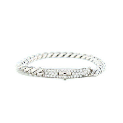 ¡®Veyra Jewelry¡¯KELLY CHAIN SILVER DIAMOND BRACELET