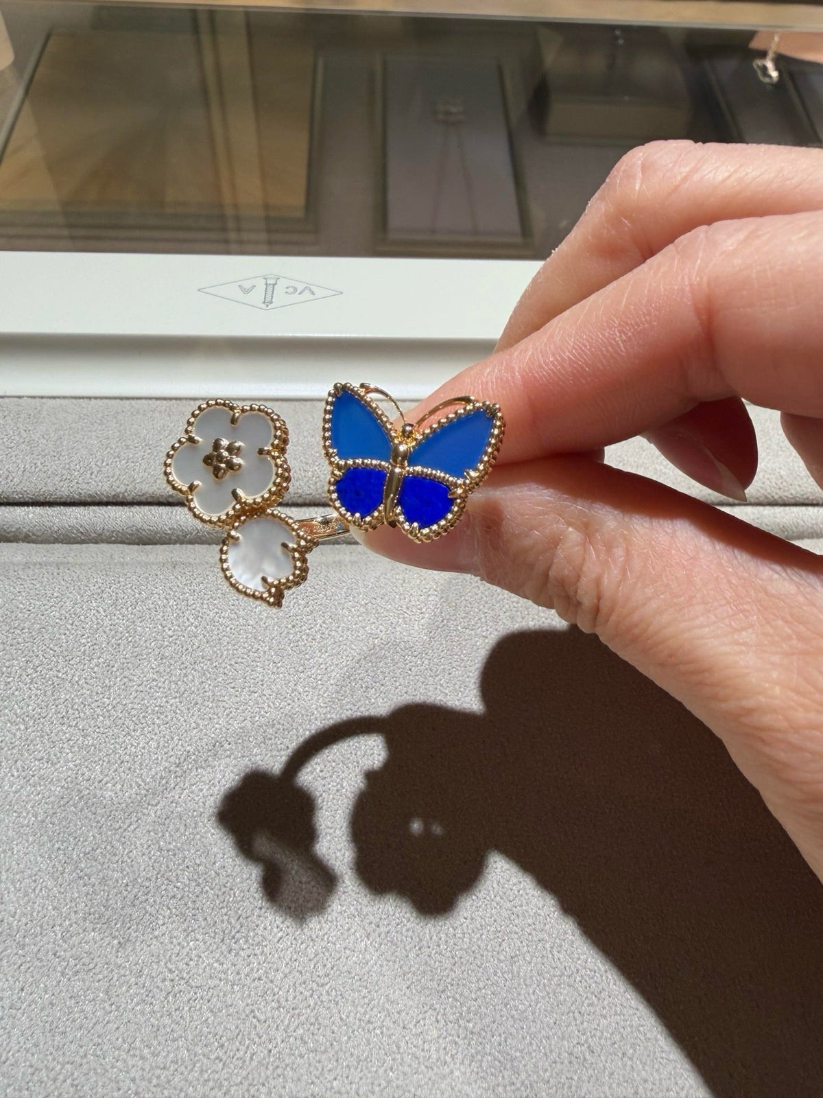 [Veyra Jewelry]LUCKY SPRING BUTTERFLY OPEN-FACE RINGS