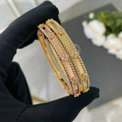 ¡®Veyra Jewelry¡¯CLOVER BRACELET 4MM DIAMONDS