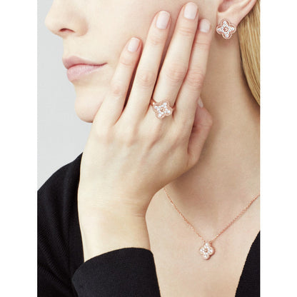 ¡®Veyra Jewelry¡¯CLOVER 15MM DIAMOND SINGLE FLOWER NECKLACE