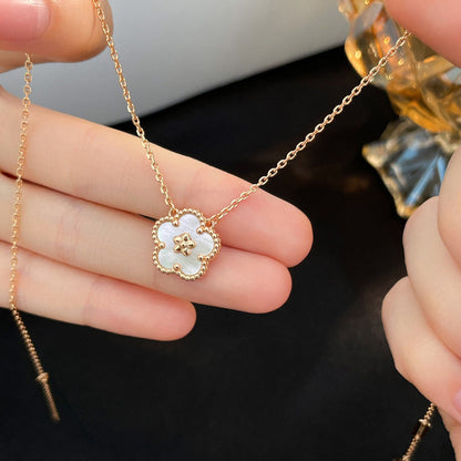 ¡®Veyra Jewelry¡¯LUCKY  WHITE MOP  PLUM BLOSSOM NECKLACE