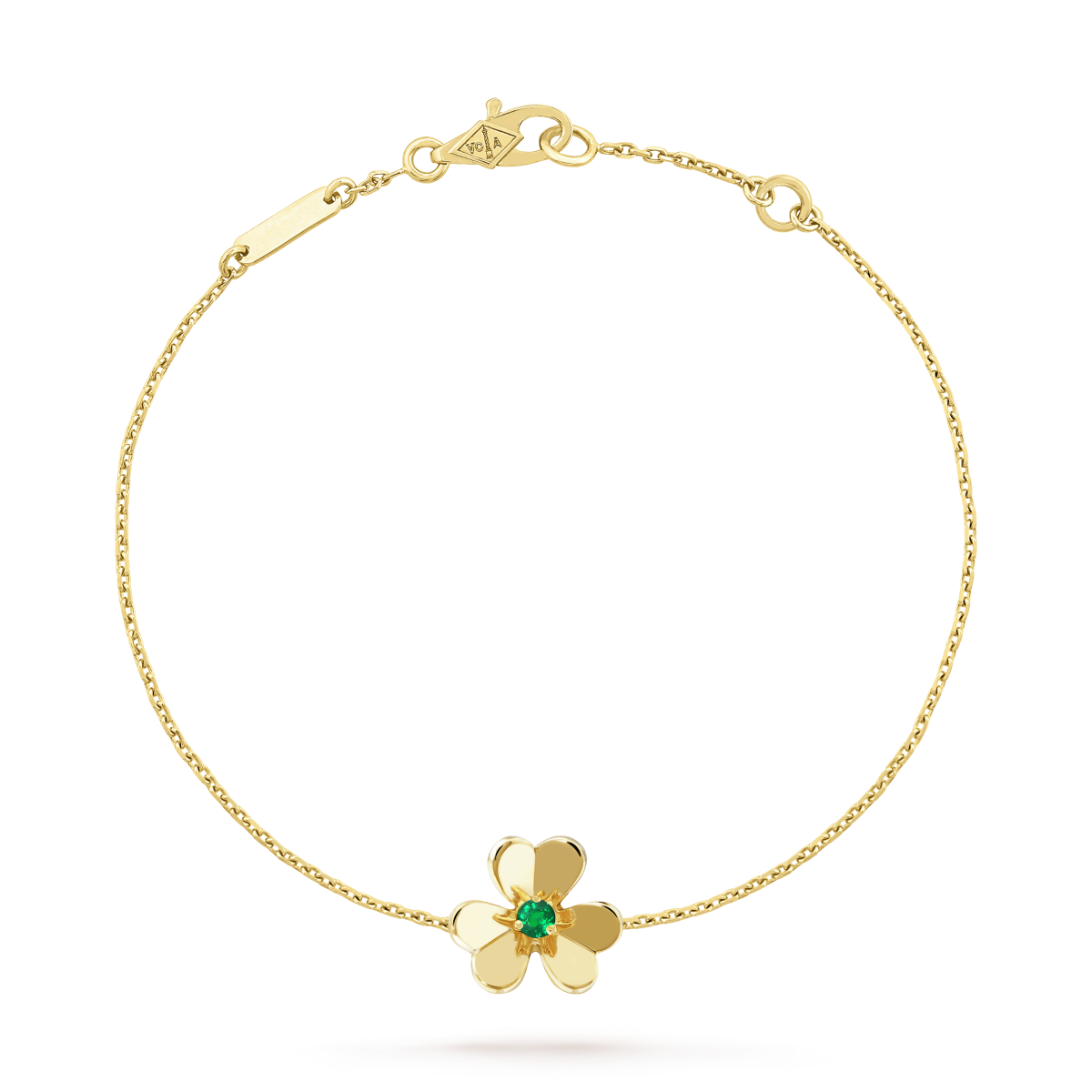 ¡®Veyra Jewelry¡¯FRIVOLE GOLD FLOWER PINK MALACHITE BRACELET