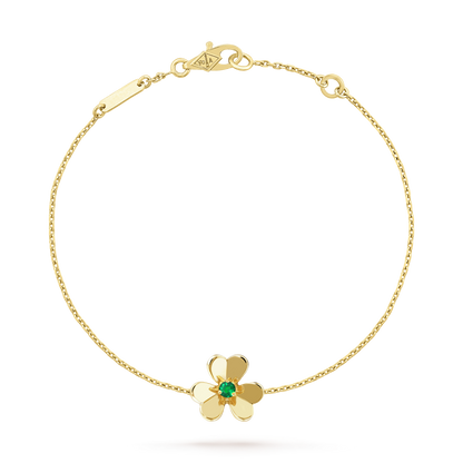 ¡®Veyra Jewelry¡¯FRIVOLE GOLD FLOWER PINK MALACHITE BRACELET