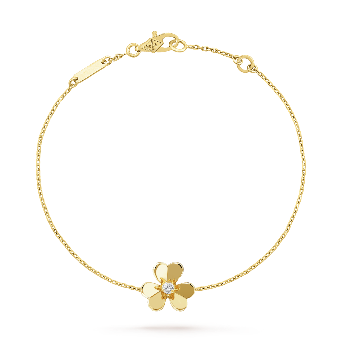 ¡®Veyra Jewelry¡¯FRIVOLE GOLD FLOWER PINK MALACHITE BRACELET