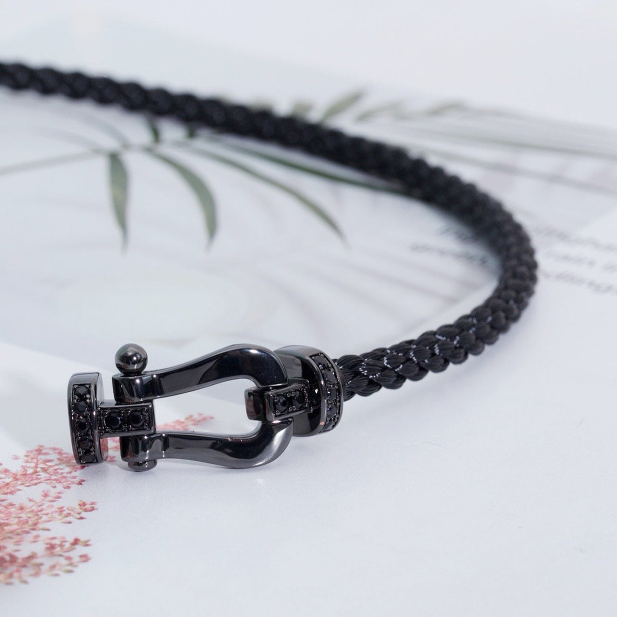 ¡®Veyra Jewelry¡¯FORCE LARGE SERIES HORSESHOE BLACK SAMURAI BRACELET
