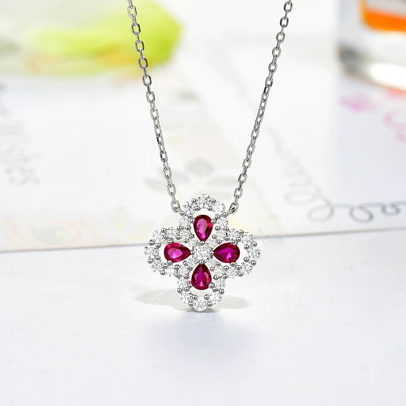 ¡®Veyra Jewelry¡¯LOOP NECKLACE FULL MOTIF DIAMOND 16MM MULTIPLE COLORS