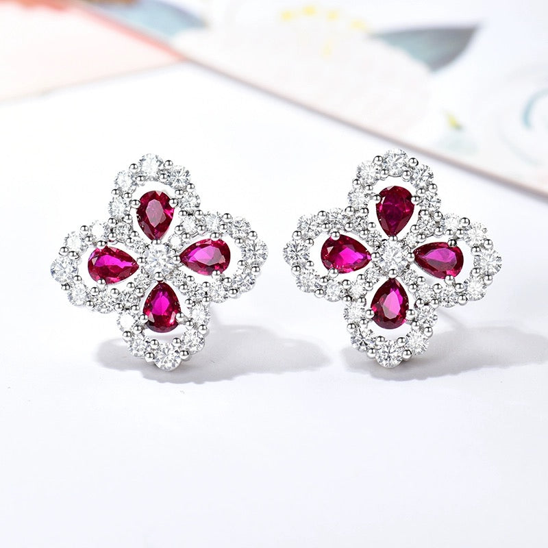¡®Veyra Jewelry¡¯LOOP EARRINGS FULL MOTIF DIAMOND 16MM