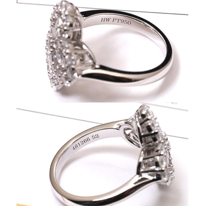 ¡®Veyra Jewelry¡¯LOOP RING FULL MOTIF DIAMOND 16MM SILVE