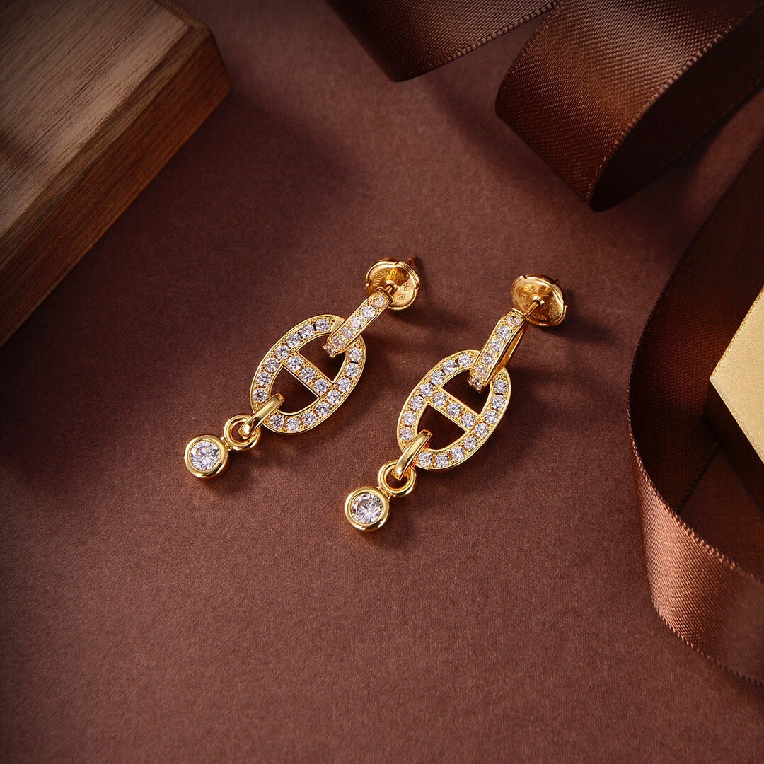 ¡®Veyra Jewelry¡¯HM CHAINE DIAMOND EARRINGS