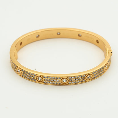 ¡®Veyra Jewelry¡¯LOVE BRACELET 6.1MM DIAMOND-PAVED 10 BIG DIAMONDS