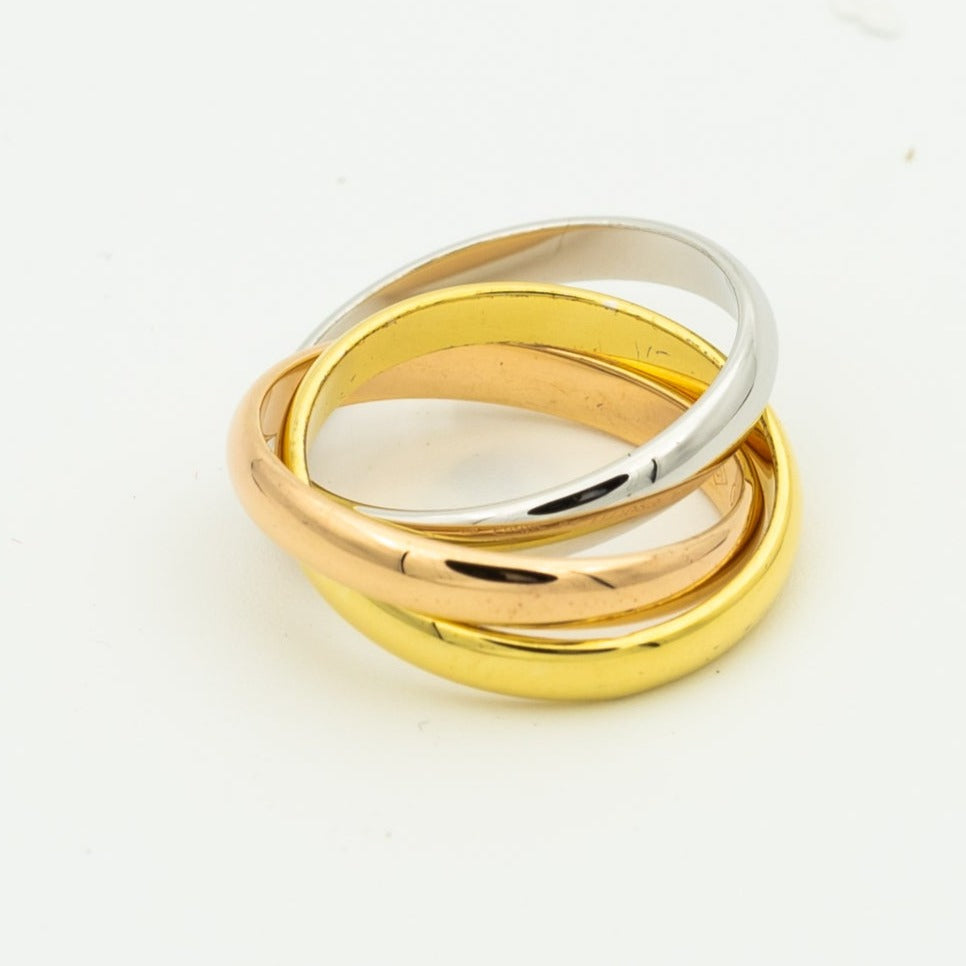 [Veyra Jewelry]TRINITY RING GOLD PINK GOLD SILVER