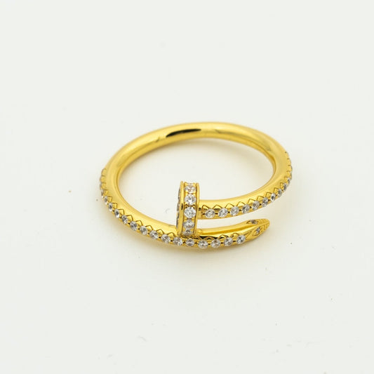 ¡®Veyra Jewelry¡¯JUSTE RING 1.8MM GOLD DIAMONDS