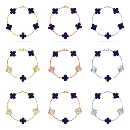 [Veyra Jewelry]New CLOVER 5 MOTIF LAPIS LAZULI BRACELET COLLECTION