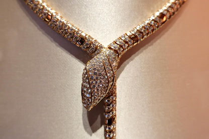 [✨Veyra Jewelry✨]HAUTE COUTURE GOLD SERPENTI NECKLACE