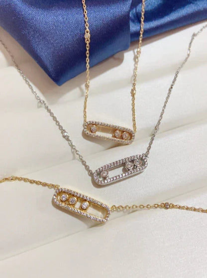 [Veyra Jewelry] MK MOVE FULL DIAMOND NECKLACE