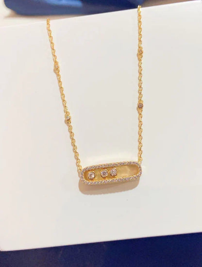 [Veyra Jewelry] MK MOVE FULL DIAMOND NECKLACE