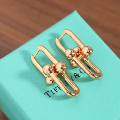 [Veyra Jewelry]TF HORSESHOE BUCKLE EARRINGS