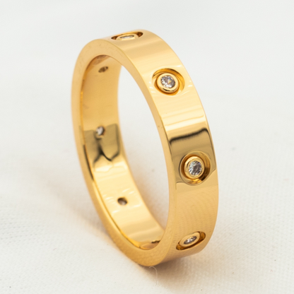 ¡®Veyra Jewelry¡¯LOVE RING 3.6MM 8 DIAMONDS