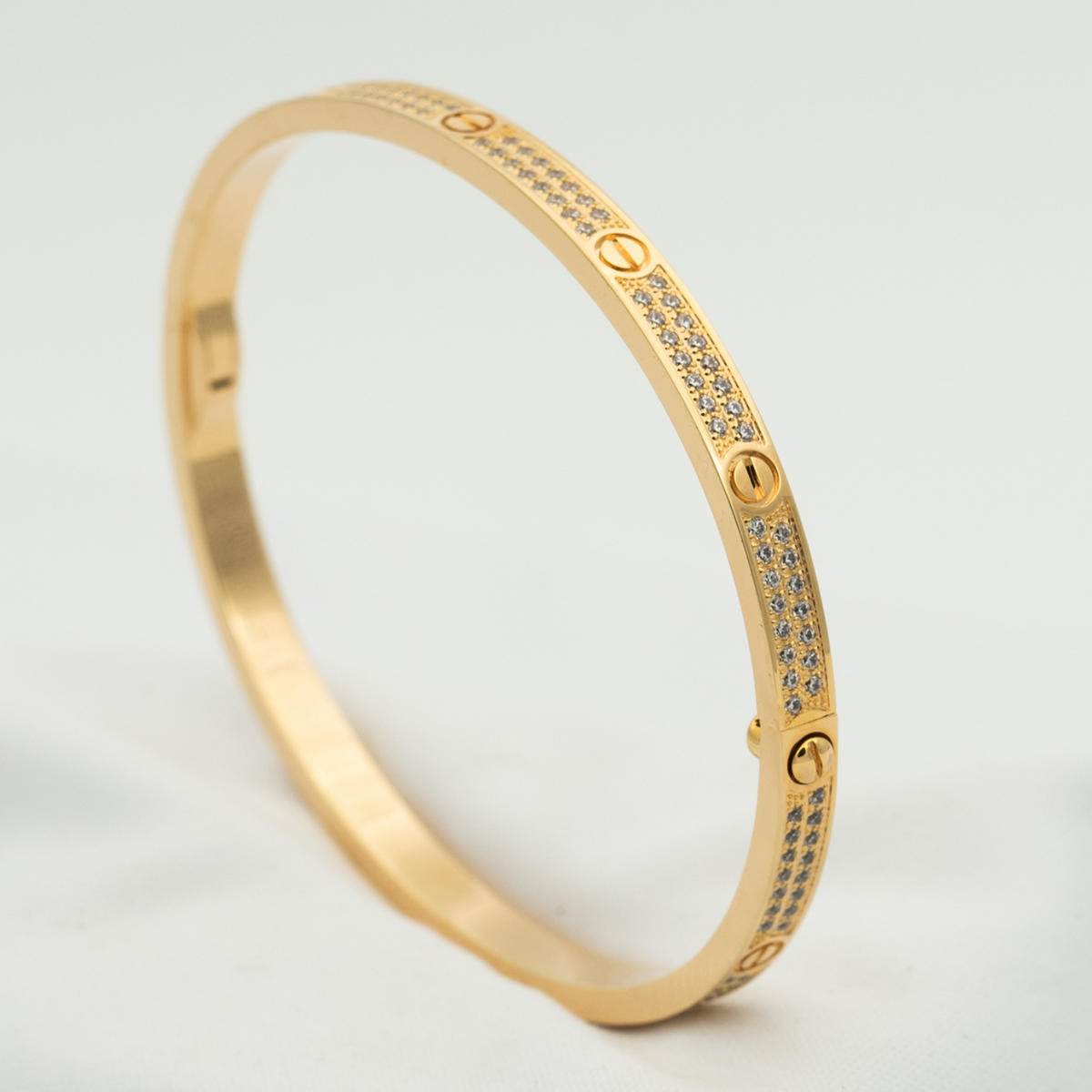¡®Veyra Jewelry¡¯LOVE BRACELET 3.65MM DIAMOND-PAVED