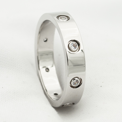 ¡®Veyra Jewelry¡¯LOVE RING 3.6MM 8 DIAMONDS