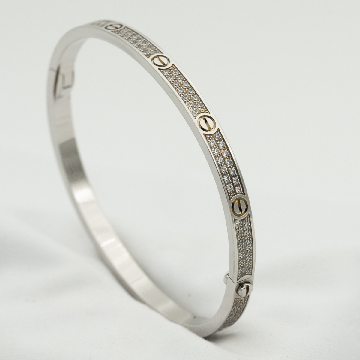¡®Veyra Jewelry¡¯LOVE BRACELET 3.65MM DIAMOND-PAVED