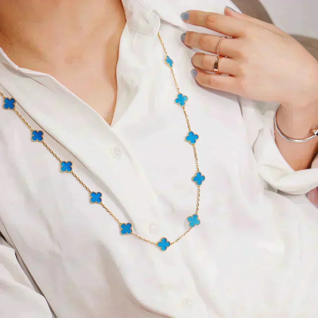 ¡®Veyra Jewelry¡¯CLOVER 20 MOTIFS TURQUOISE GOLD