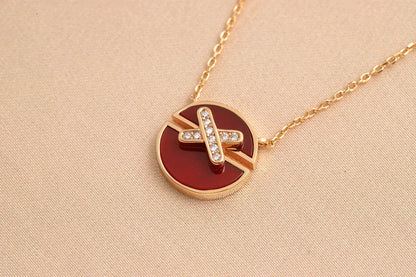 ¡®Veyra Jewelry¡¯JEUX DE ROSE GOLD DIAMOND NECKLACE