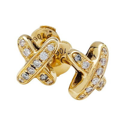¡®Veyra Jewelry¡¯JEUX DE GOLD DIAMOND EARRINGS