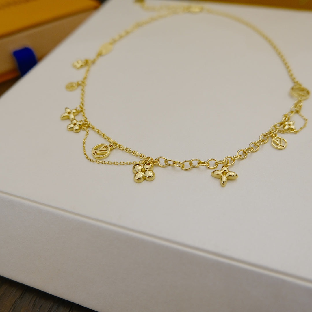 ¡®Veyra Jewelry¡¯BLOOMING SUPPLE NECKLACE BRASS