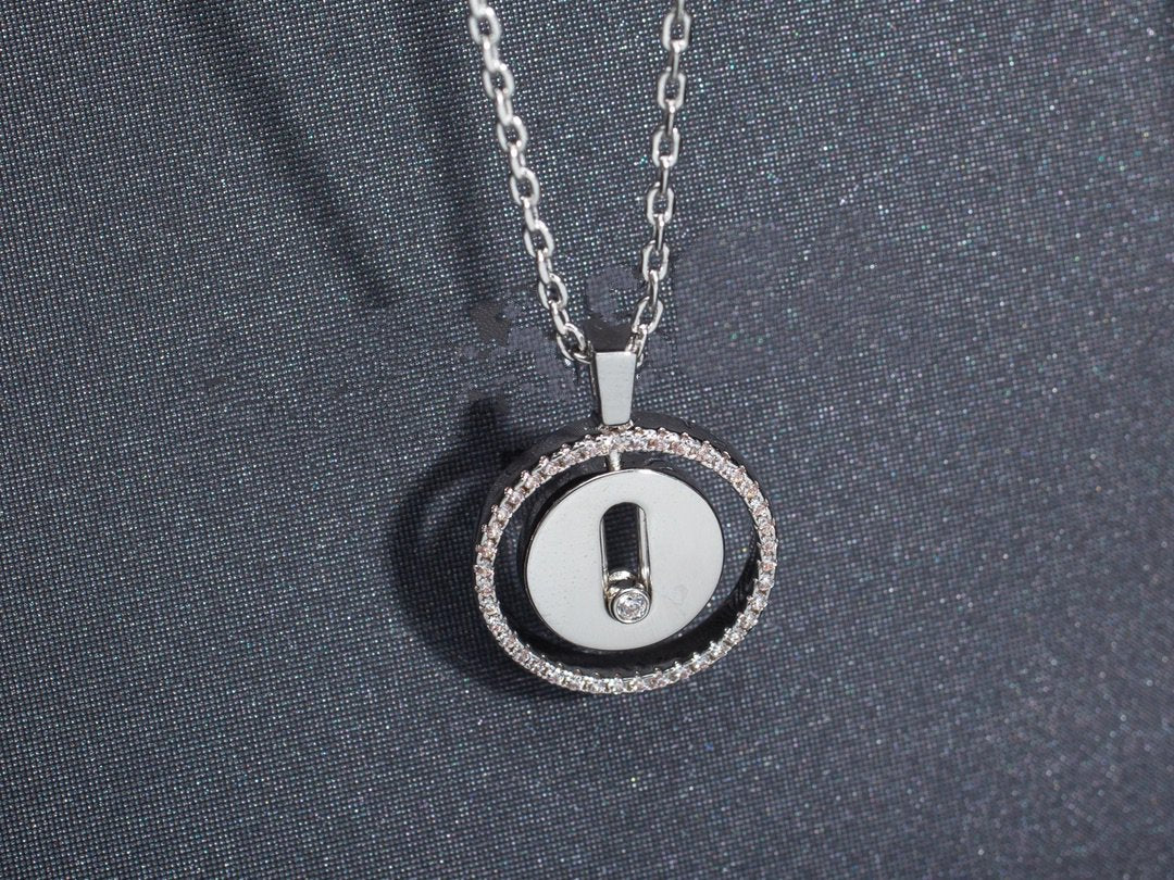 [Veyra Jewelry]LUCKY MOVE PM NECKLACE SILVER DIAMOND