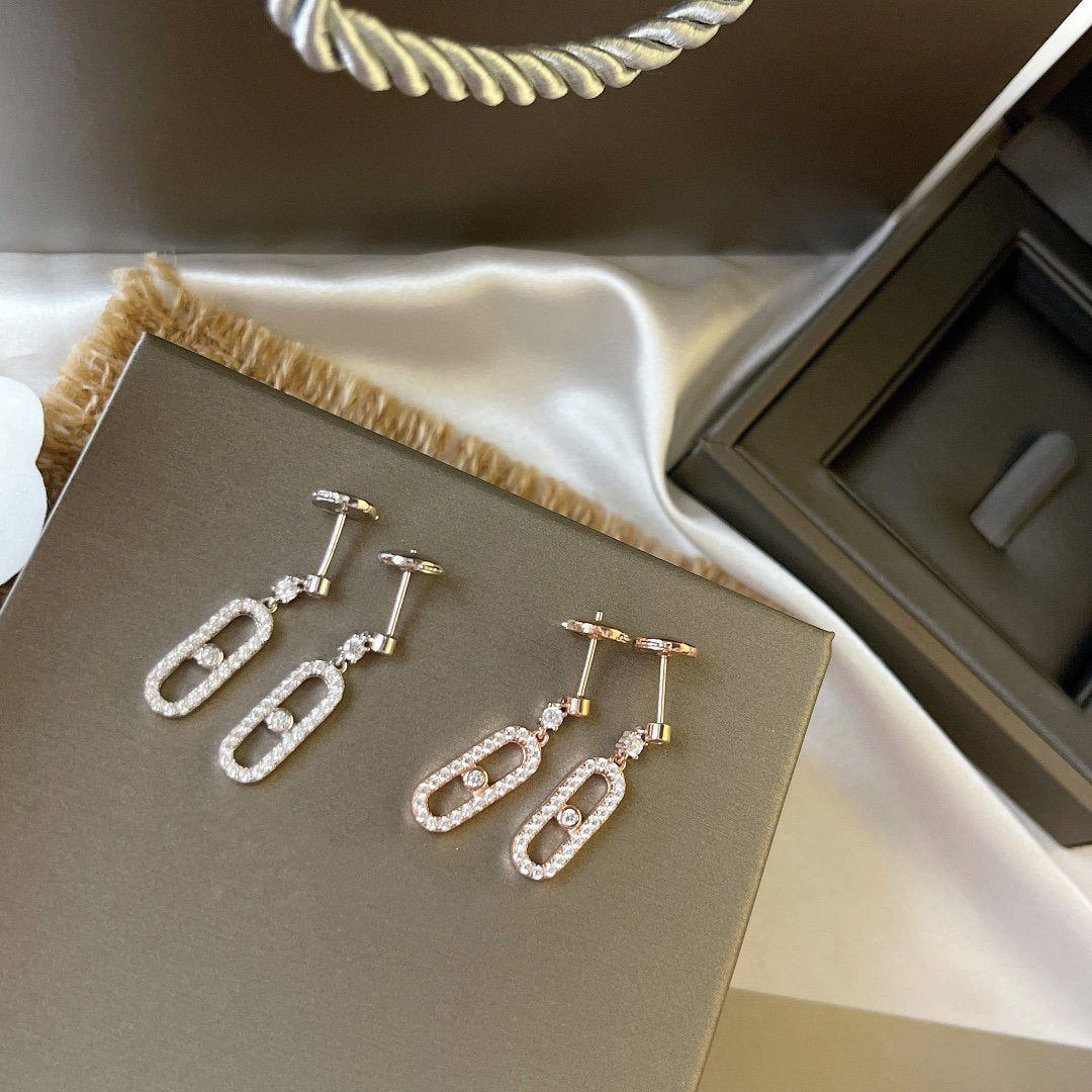 [Veyra Jewelry]DORMEUSES MOVE UNO DIAMOND EARRINGS