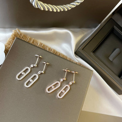 [Veyra Jewelry]DORMEUSES MOVE UNO DIAMOND EARRINGS