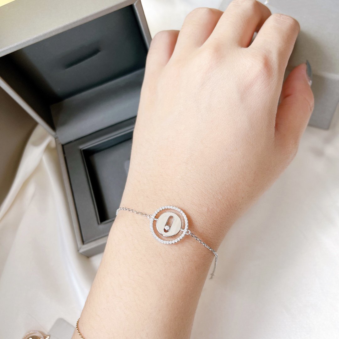 [Veyra Jewelry]LUCKY MOVE PAVED DIAMOND BRACELET