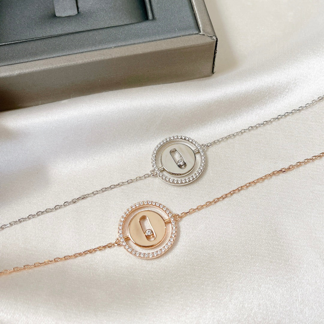 [Veyra Jewelry]LUCKY MOVE PAVED DIAMOND BRACELET