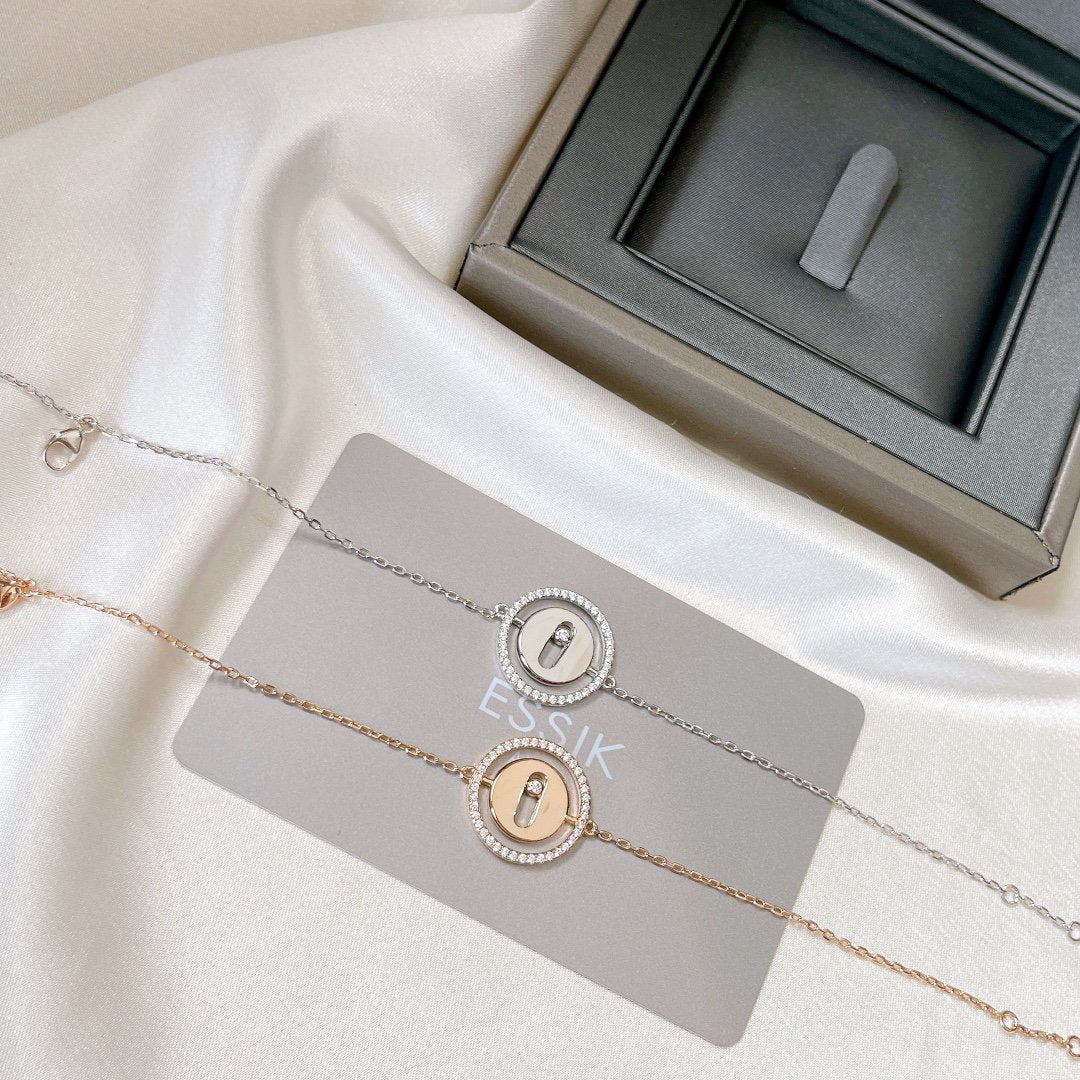 [Veyra Jewelry]LUCKY MOVE PAVED DIAMOND BRACELET