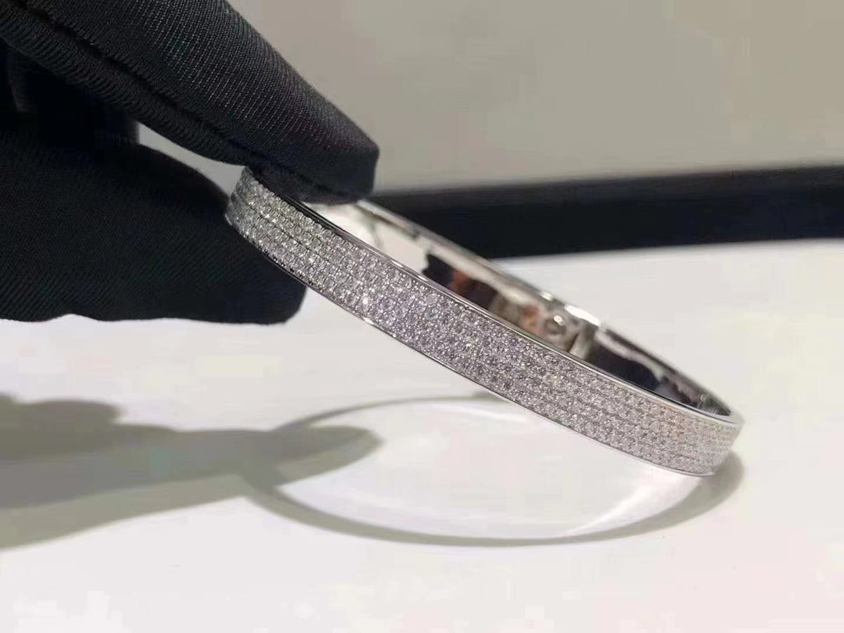 ¡®Veyra Jewelry¡¯HM KELLY BRACELET IN SILVER AND FULL PAVE DIAMOND