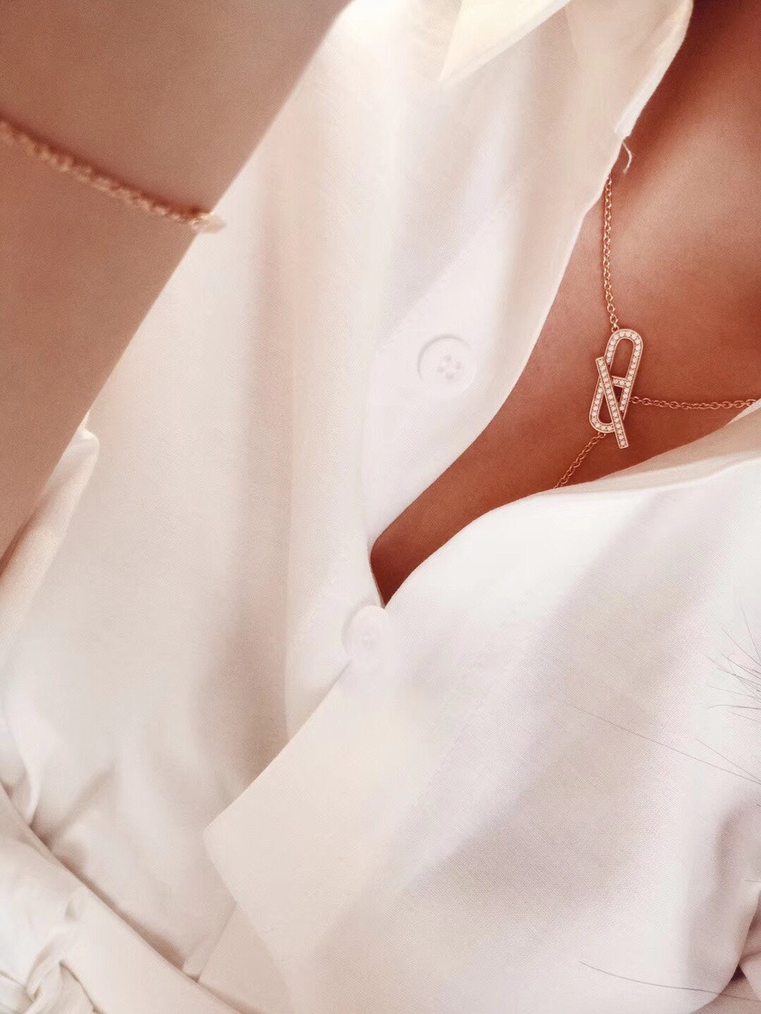 ¡®Veyra Jewelry¡¯HM FIRE PIG NOSE NECKLACE TRENDY STREET