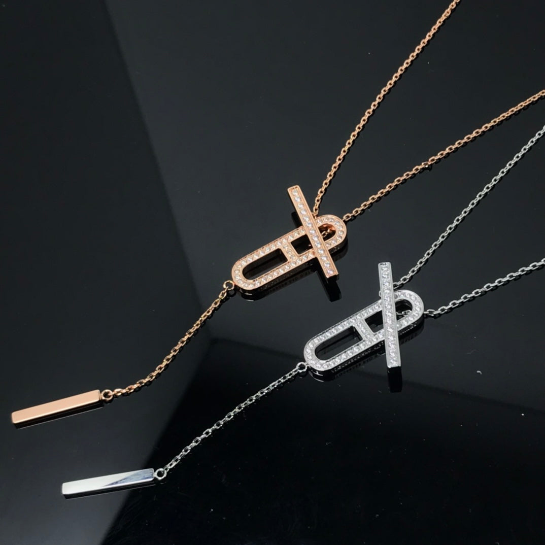 ¡®Veyra Jewelry¡¯HM NECKLACE PLATINUM ROSE GOLD DIAMOND