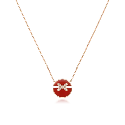 ¡®Veyra Jewelry¡¯JEUX DE ROSE GOLD DIAMOND NECKLACE