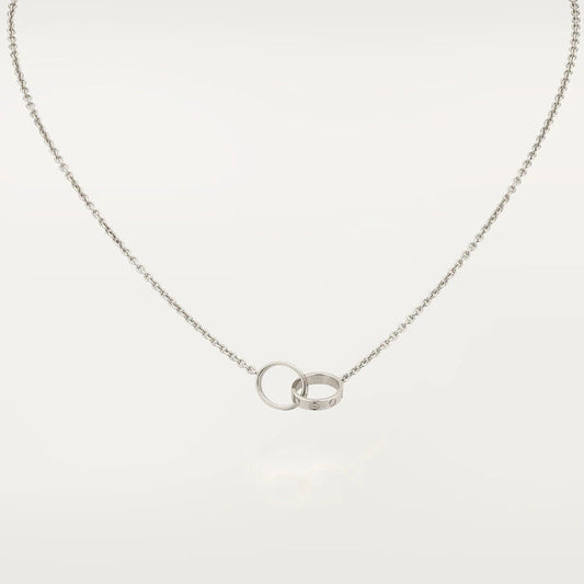 ¡®Veyra Jewelry¡¯LOVE NECKLACE PINK GOLD AND SILVER