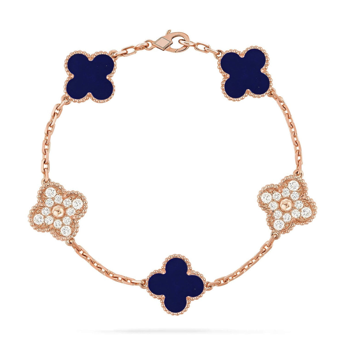 [Veyra Jewelry]New CLOVER 5 MOTIF LAPIS LAZULI BRACELET COLLECTION