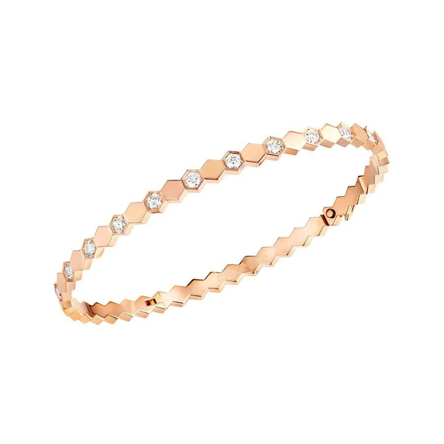 ¡®Veyra Jewelry¡¯BEE LOVE PINK GOLD DIAMOND BRACELET