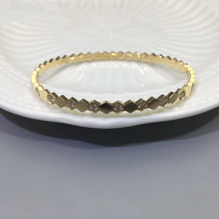 ¡®Veyra Jewelry¡¯BEE LOVE GOLD DIAMOND BRACELET