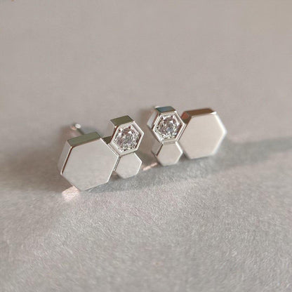 ¡®Veyra Jewelry¡¯BEE LOVE SILVER DIAMOND EARRINGS