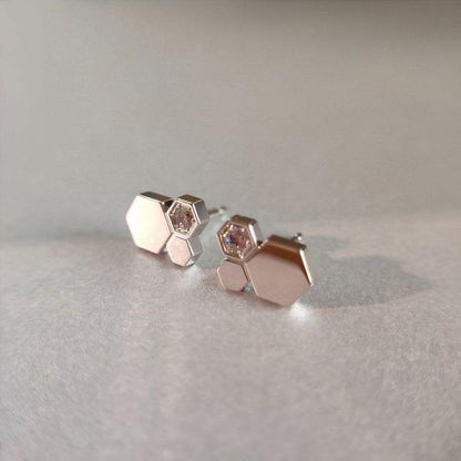 ¡®Veyra Jewelry¡¯BEE LOVE SILVER DIAMOND EARRINGS