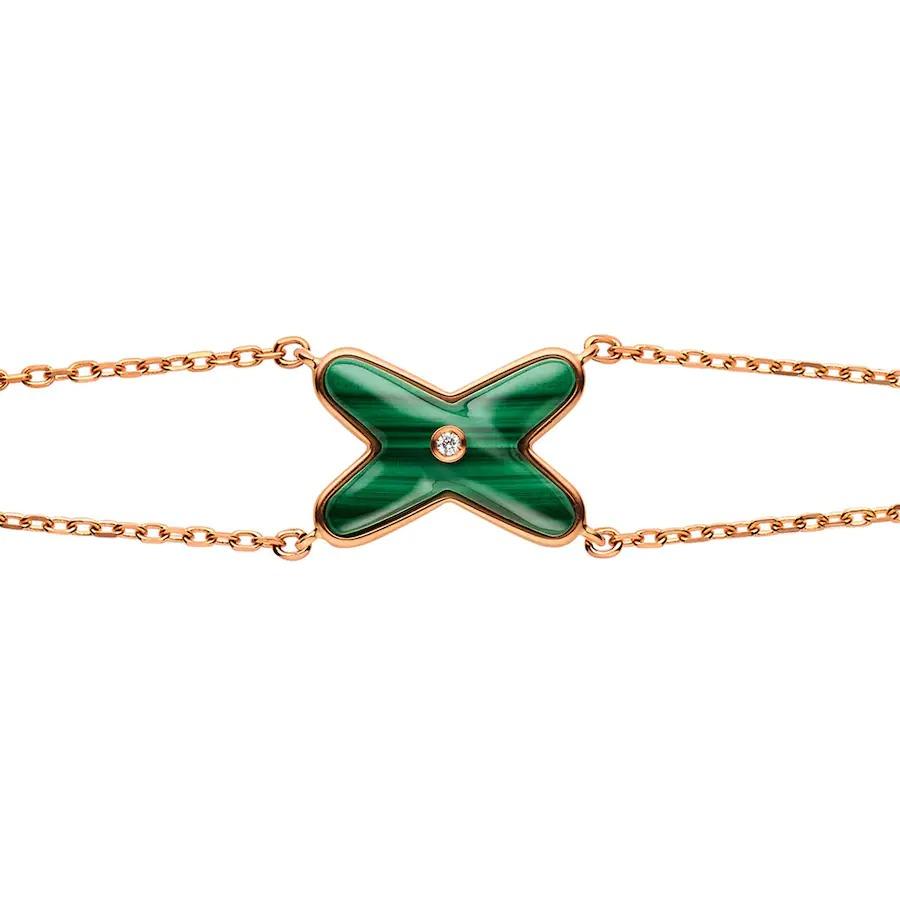¡®Veyra Jewelry¡¯JEUX BRACELET MALACHITE PINK GOLD 1 DIAMOND