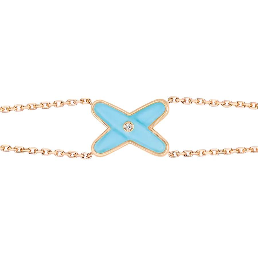 ¡®Veyra Jewelry¡¯JEUX BRACELET TURQUOISE PINK GOLD 1 DIAMOND