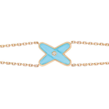 ¡®Veyra Jewelry¡¯JEUX BRACELET TURQUOISE PINK GOLD 1 DIAMOND