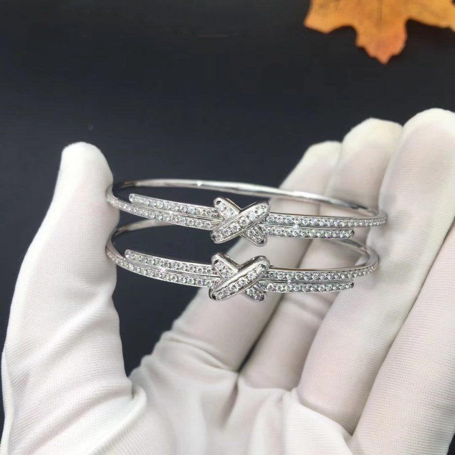 ¡®Veyra Jewelry¡¯JEUX DE BRACELET DIAMONDS SILVER